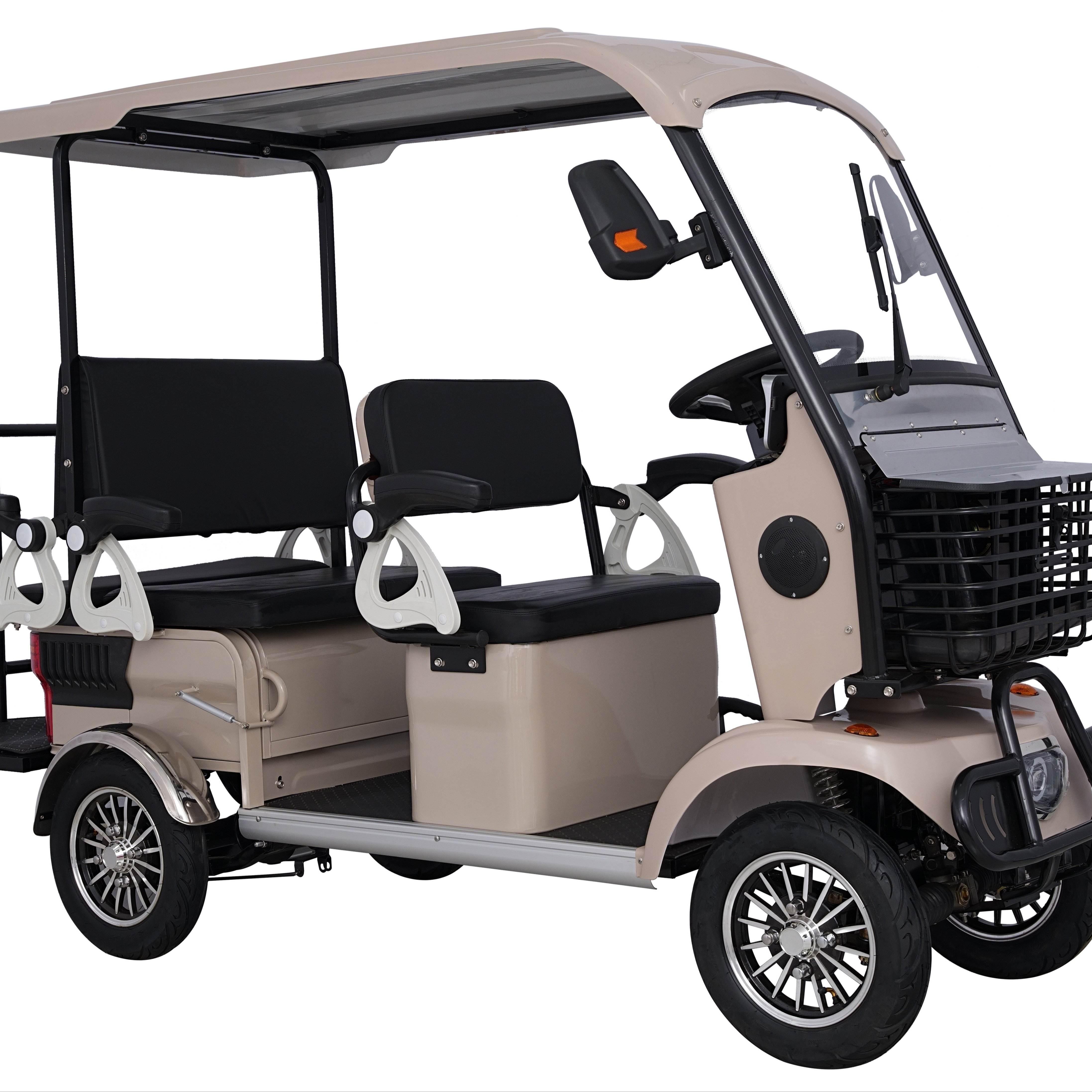 Passenger & Cargo Electric Quadricycle 800W Motor Golf Cart 6 Seats Electric Quadricycle